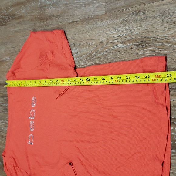 (L) Bebe Logo Soft Embellished Textured Knit Comfy Casual Classic Retro - Picture 3 of 9